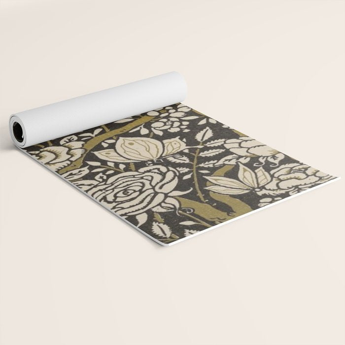 Nouveau Birds And Flowers Yoga Mat Gallery Image 2