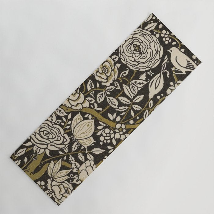 Nouveau Birds And Flowers Yoga Mat Gallery Image 1