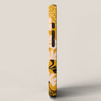 Ever blooming good vibes mustard yellow iPhone Case Gallery Image 2