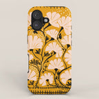 Ever blooming good vibes mustard yellow iPhone Case Gallery Image 1