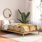 Ever blooming good vibes mustard yellow Comforter Gallery Image 2