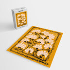 Ever blooming good vibes mustard yellow Jigsaw Puzzle Gallery Image 2