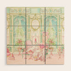 Marie Antoinette, Palace of Versailles, Diorama Wood Wall Art Gallery Image 1