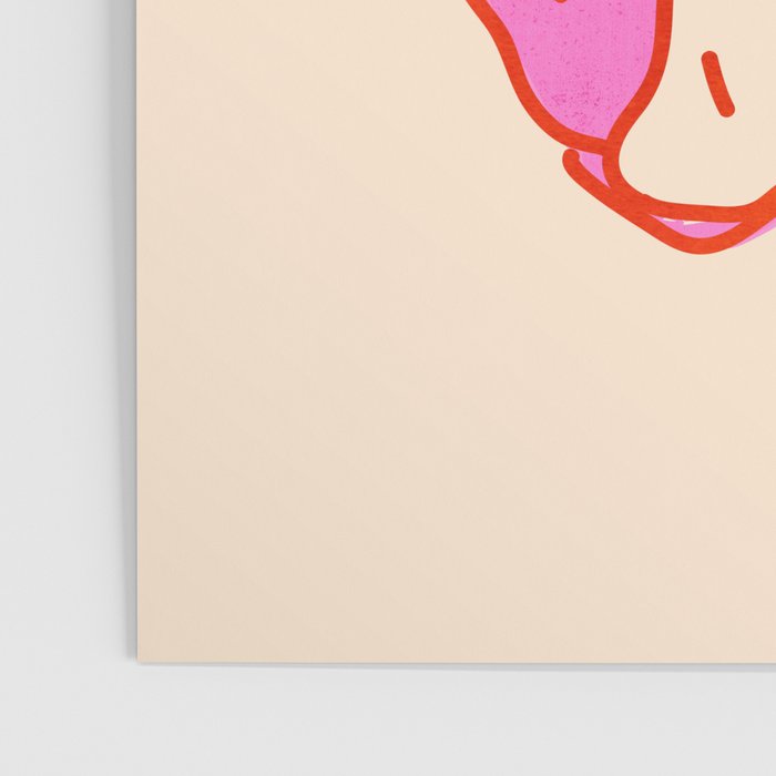 Hot Pink Bulldog Poster Gallery Image 3