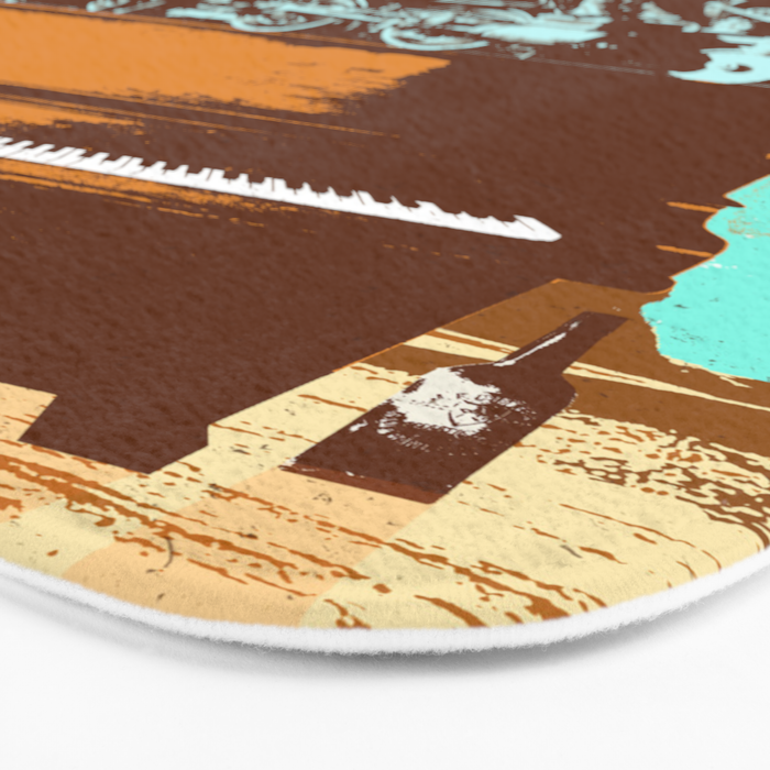 WESTERN PIANO Bath Mat Gallery Image 3