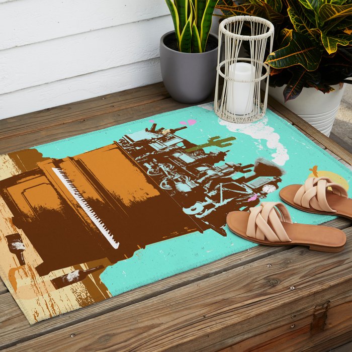 WESTERN PIANO Outdoor Rug Gallery Image 2