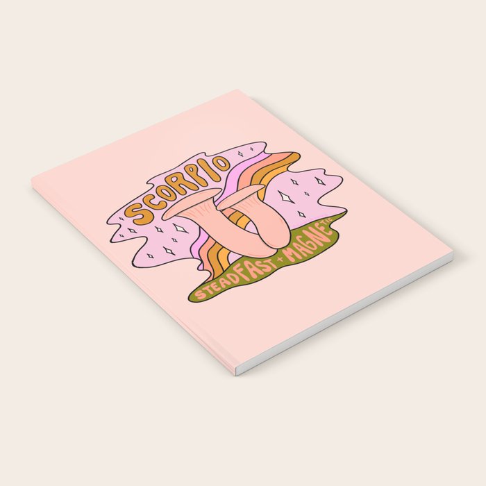 Scorpio Mushroom Notebook Gallery Image 2