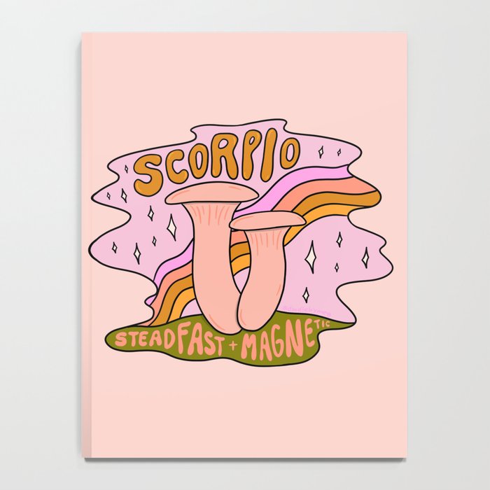 Scorpio Mushroom Notebook Gallery Image 4