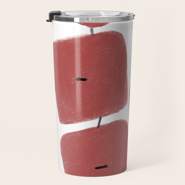 Red Poppies Travel Mug Gallery Image 3