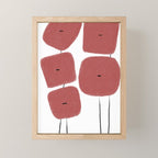 Red Poppies Mini Art Print Gallery Image 1