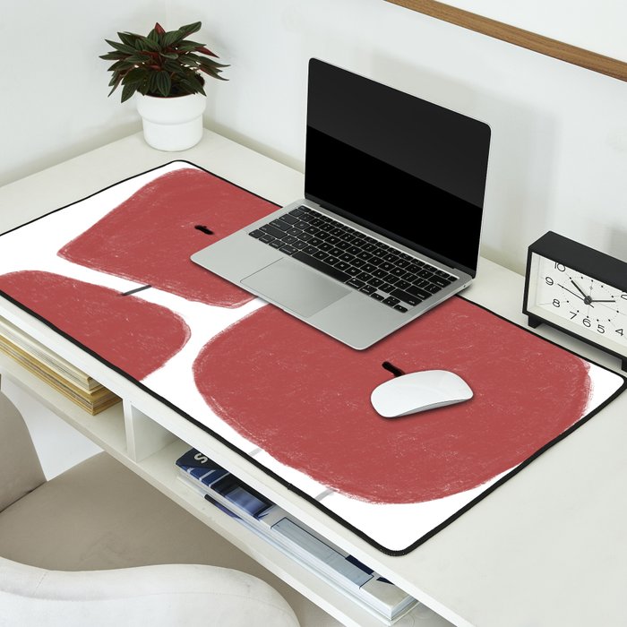Red Poppies Desk Mat Gallery Image 2