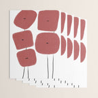 Red Poppies Wrapping Paper Gallery Image 3