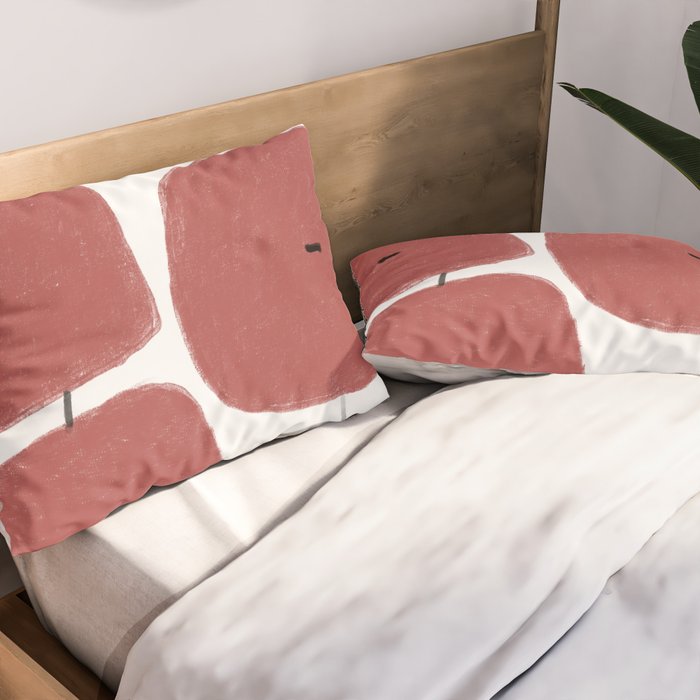 Red Poppies Pillow Sham Gallery Image 2