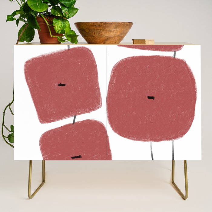 Red Poppies Credenza Gallery Image 1