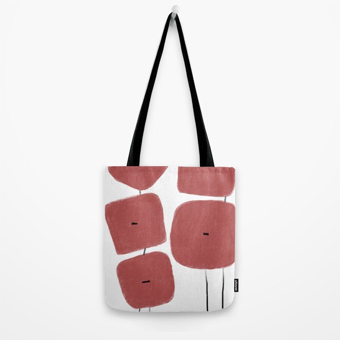 Red Poppies Tote Bag Gallery Image 2
