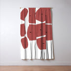 Red Poppies Window Curtain Gallery Image 3