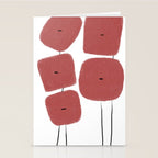 Red Poppies Stationery Card Gallery Image 2