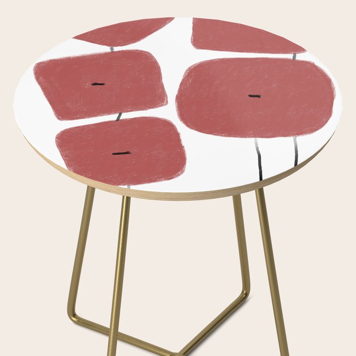 Red Poppies Side Table Gallery Image 2