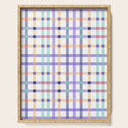 Vibrant Plaid Fusion A Serving Tray Gallery Image 1