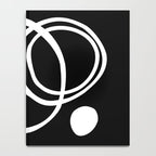 Line Art, Modern, Minimal, Black and White Notebook Gallery Image 4