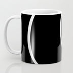 Line Art, Modern, Minimal, Black and White Coffee Mug Gallery Image 3