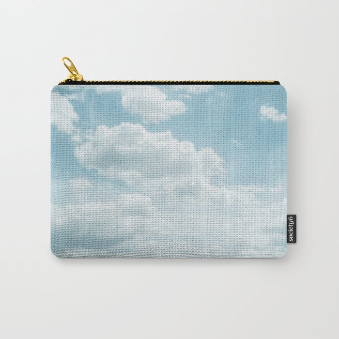 Soft Blue Clouds #2 #clouds #wall #art #society6 Carry All Pouch Gallery Image 1