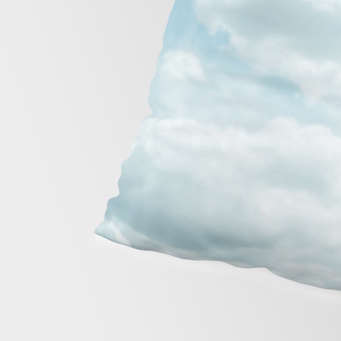 Soft Blue Clouds #2 #clouds #wall #art #society6 Pillow Sham Gallery Image 4