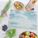 Soft Blue Clouds #2 #clouds #wall #art #society6 Cutting Board Gallery Image 2