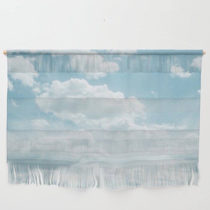 Soft Blue Clouds #2 #clouds #wall #art #society6 Wall Hanging Gallery Image 1