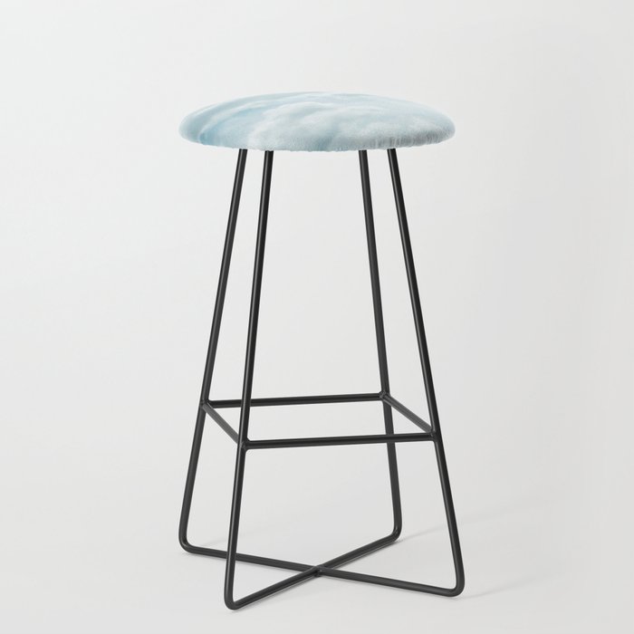 Soft Blue Clouds #2 #clouds #wall #art #society6 Stool Gallery Image 1