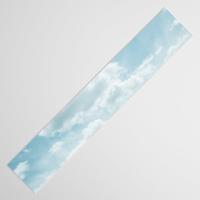 Soft Blue Clouds #2 #clouds #wall #art #society6 Table Runner Gallery Image 3