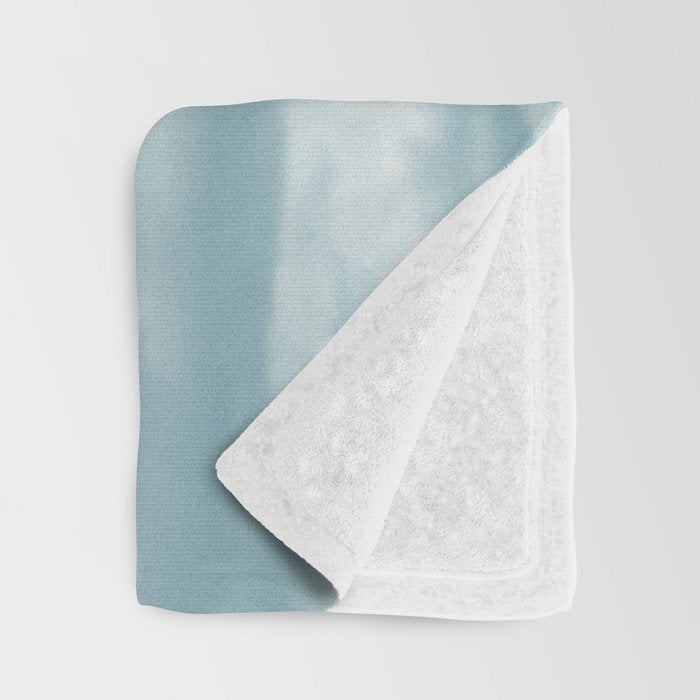 Soft Blue Clouds #2 #clouds #wall #art #society6 Throw Blanket Gallery Image 3