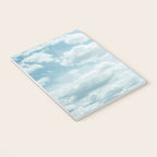 Soft Blue Clouds #2 #clouds #wall #art #society6 Notebook Gallery Image 3