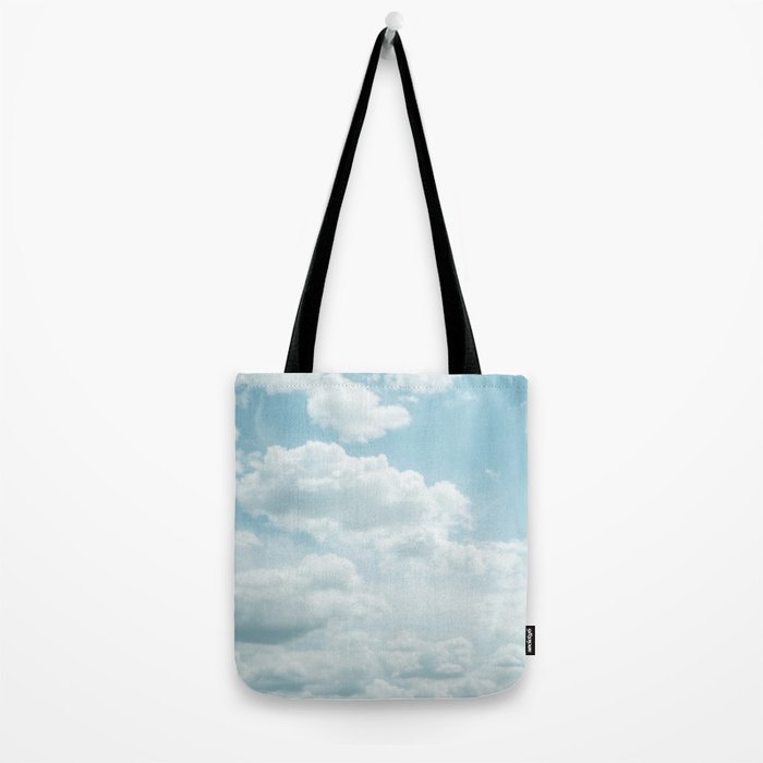 Soft Blue Clouds #2 #clouds #wall #art #society6 Tote Bag Gallery Image 2