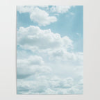 Soft Blue Clouds #2 #clouds #wall #art #society6 Poster Gallery Image 4