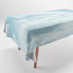 Soft Blue Clouds #2 #clouds #wall #art #society6 Tablecloth Gallery Image 1