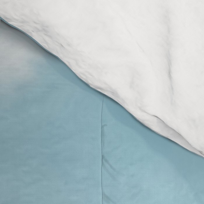 Soft Blue Clouds #2 #clouds #wall #art #society6 Comforter Gallery Image 4