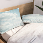 Soft Blue Clouds #2 #clouds #wall #art #society6 Pillow Sham Gallery Image 2