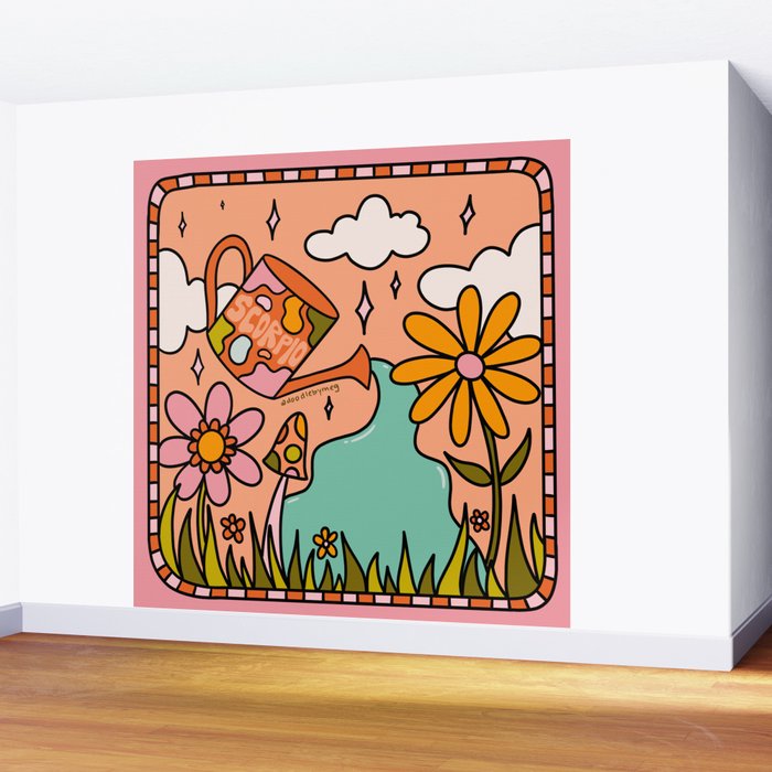 Scorpio Garden Wall Mural Gallery Image 2