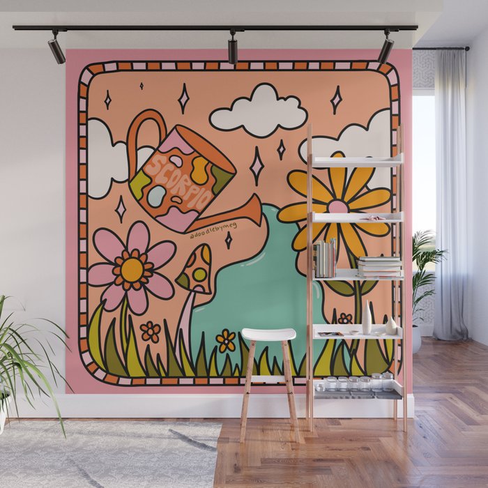 Scorpio Garden Wall Mural Gallery Image 1