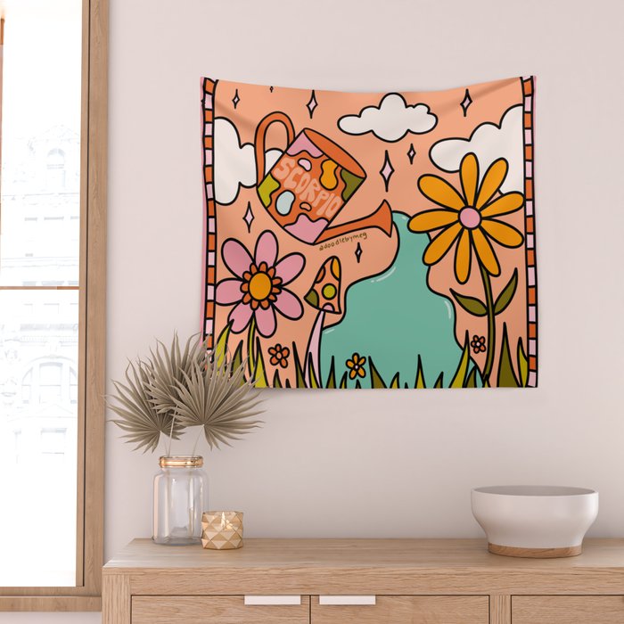 Scorpio Garden Wall Tapestry Gallery Image 2
