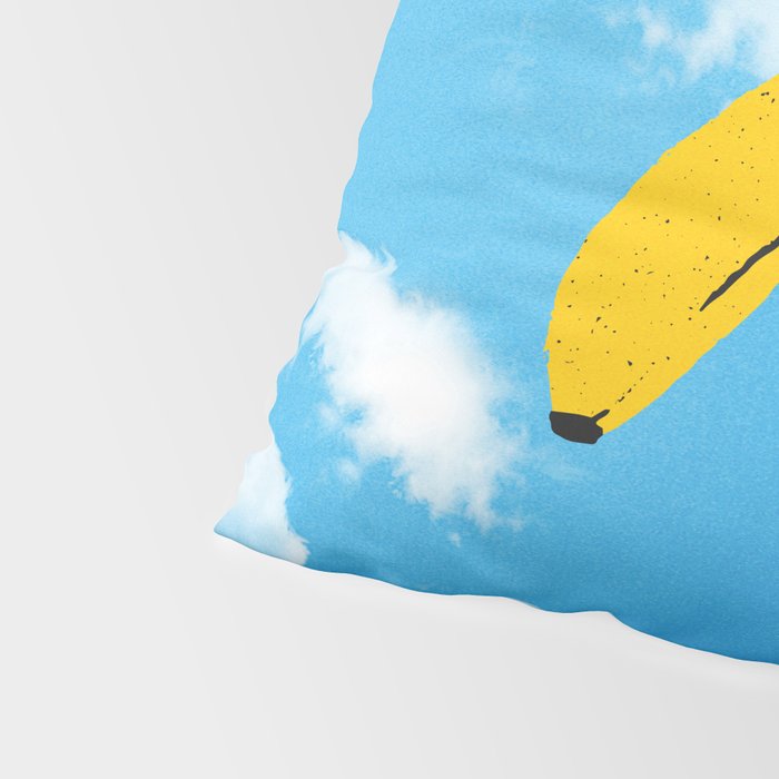 Banana Pop Art: Sky Edition Pillow Sham Gallery Image 4