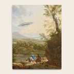 They were here all along / UFO in countryside Notebook Gallery Image 4