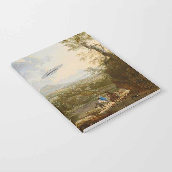 They were here all along / UFO in countryside Notebook Gallery Image 1