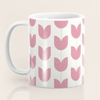 Spring Tulips VII Pink Mid Century Flowers Coffee Mug Gallery Image 3