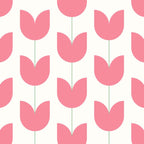 Spring Tulips VII Pink Mid Century Flowers Coffee Mug Gallery Image 2