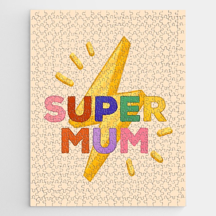 Retro Super Mum  Jigsaw Puzzle Gallery Image 1