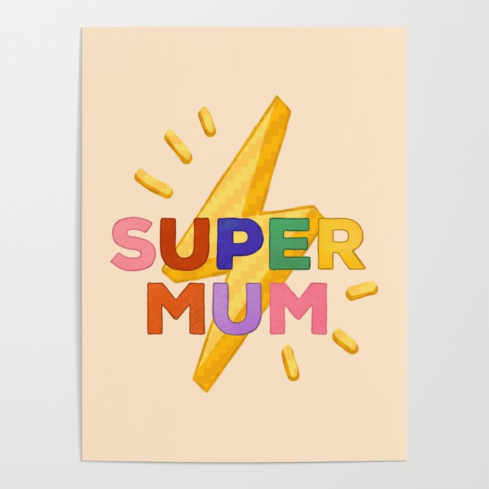Retro Super Mum  Poster Gallery Image 4