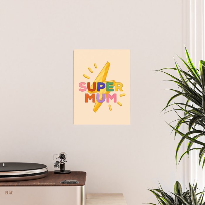 Retro Super Mum  Poster Gallery Image 2