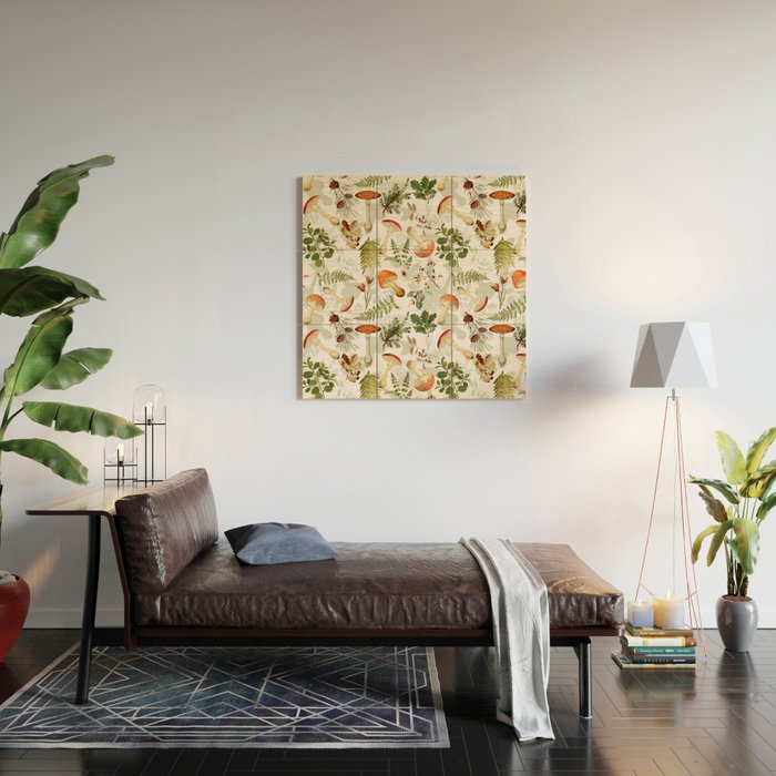 Vintage & Shabby Chic - Autumn Harvest Botanical Garden Wood Wall Art Gallery Image 2